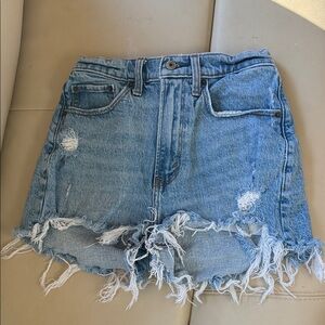 Abercrombie & Fitch High Rise Denim Shorts